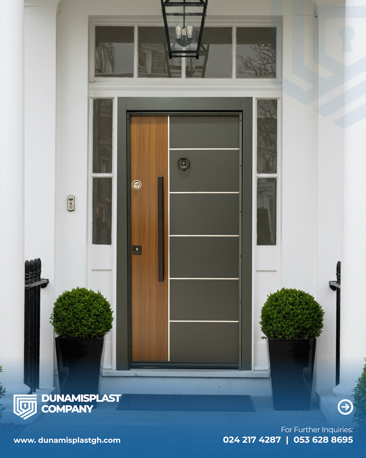 Aluminium Composite Door – Waterproof, Anti-Rust & Modern Finish | Ideal for Bulk Projects & Individual Use